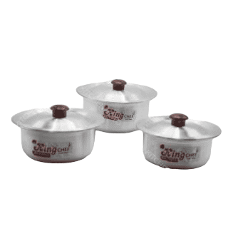 Set Of 3 Handi Set, Desi Handi Style Cooking Pots, Kitchen Cookware Set, Kitchen Dekchi Set Pot With Lid, Kitchen Cooking Bell Pot Stainless Steel Kitchen Ware Cooking Bowl Set Of 3 Handi Set, Desi Handi Style Cooking Pots, Kitchen Cookware Set, Kitchen Dekchi Set Pot With Lid, Kitchen Cooking Bell Pot Stainless Steel Kitchen Ware Cooking Bowl